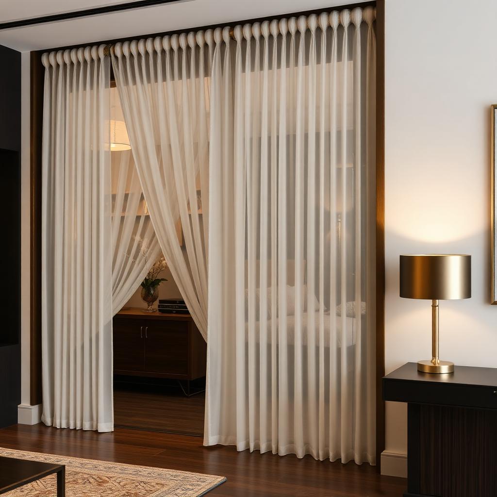 Pleated Door Elegance